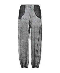 Прозрачные брюки-баллоны Orissa The Frankie Shop, черный