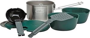 Набор посуды Stanley Adventure Prep + Cook Set, серебряный / зеленый