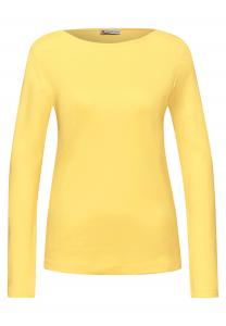STREET ONE Лонгслив в светло-желтом цвете