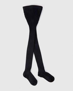 Ребристые колготки Condor, черный