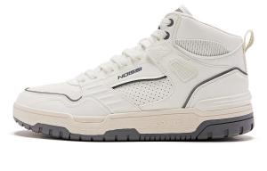 Кроссовки QIAODAN Enlightenment 3.0 Skateboarding Shoes Men High-top, белый