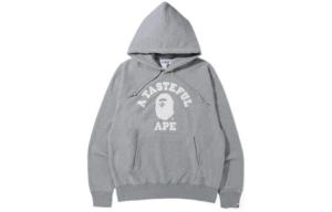 Толстовка Ape Head Series для мужчин серая A Bathing Ape, серый