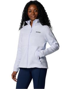 Куртка Columbia Sweater Weather Full Zip II, цвет Snowdrift/Blue Hint Heather