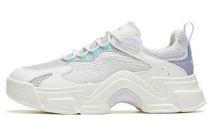 Кроссовки ANTA Life Collection Lifestyle Shoes Women's Low-top White Purple Blue, белый/фиолетовый/синий