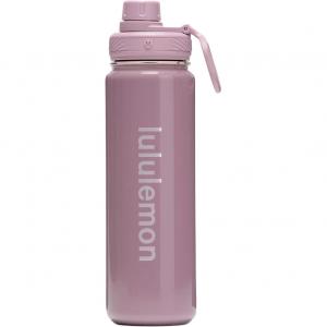 Lululemon Спортивная бутылка из нержавеющей стали dark pink 24oz/710ml