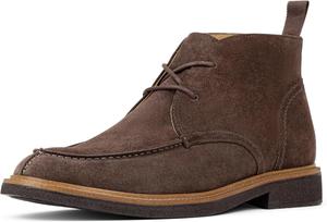 Мужские замшевые ботинки чанка Donald J Pliner Kingston, Dark Brown