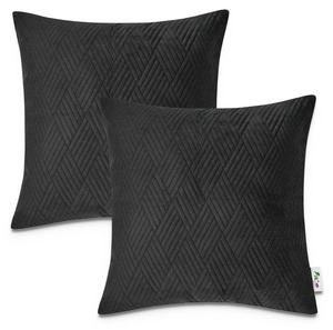 Наволочка Paco Home Cuscino 2 er Set, черный