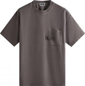 Футболка Kith Quinn Tee 'Hurricane', серый