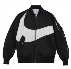 Куртка-бомбер двусторонняя Nike Swoosh Therma-Fit, черный