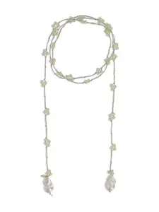 Ожерелье с украшениями Mela, зеленый