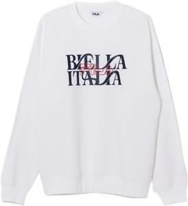 Мужская толстовка Fila с круглым вырезом, белый