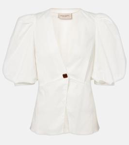 Хлопковая майка Adriana Degreas, Off-White