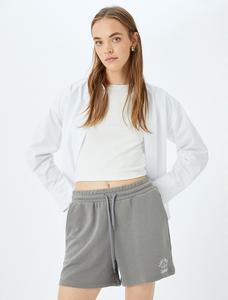 Брюки свободного кроя Koton, антрацит