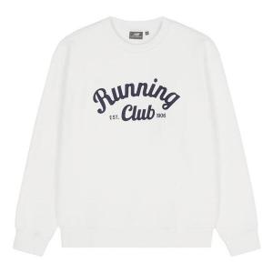 Свитер флисовый свитер для экипажа New Balance, белый