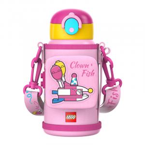 Термостакан для мужчин и женщин, портативная кружка, спортивная бутылка из нержавеющей стали 316l LEGO, Joker Fish