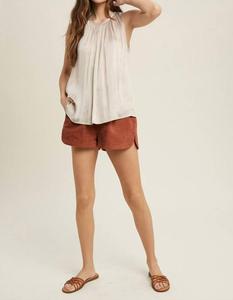 Атласный топ без рукавов цвета шампанского WISHLIST, цвет champagne