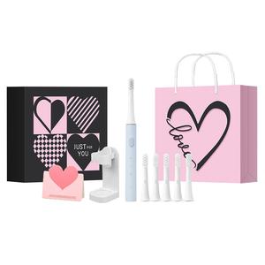 Электрическая зубная щетка MI T100 с звуковыми вибрациями, щетина DuPont, набор для пары мужской и женский, комплект с котом Kate T100 Xiaomi