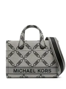 Сумка-тоут с монограммой Michael Michael Kors, нейтральный