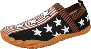 Обувь для воды для женщин и мужчин, быстросохнущие аква-носки без шнурков, легкие кроссовки для ходьбы по пляжу, плаванию, серфингу, йоге, парусному спорту и каякингу Generic, черный