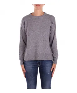 Серый пуловер, стандартный крой Woolrich, серый