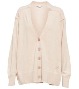 Кардиган из кашемира и шерсти Stella McCartney, Oat