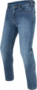 Мужские мотоциклетные джинсы REBELHORN Classic III, подкладка из арамидного волокна, защита коленей и бедер SAS-TEC, стандартный крой, Blue Washed