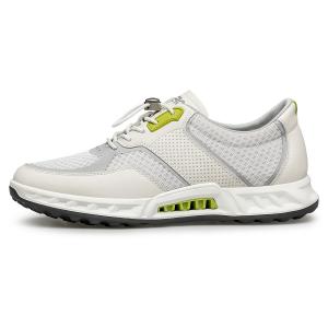 Низкие повседневные кроссовки мужские серо-белые ZRO