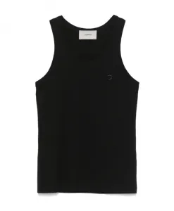 Легкая майка с логотипом Coperni, черный