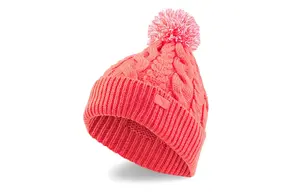 Акриловая, пряжа, женская оранжевая шапка PUMA