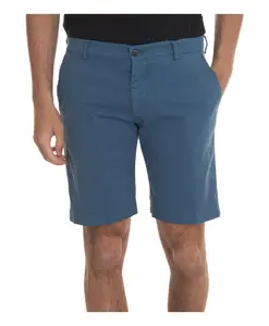 Хлопковые шорты-бермуды с портновским клапаном Berwick, синий