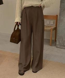 широкие брюки aimoha -select-/Tuck design