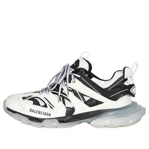 Кроссовки track sneaker 'clear sole - white black' Balenciaga, белый