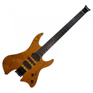 Электрогитара Bootlegger Guitar Absinthe Headless Fixed Bridge 2022 Honey Clear Gloss EMG Coil Split Case