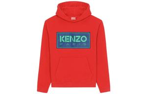 Толстовка с логотипом Letter, мужская, красная Kenzo, красный