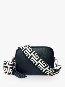 Кожаная сумка-кроссбоди Maze Strap Apatchy London, Black