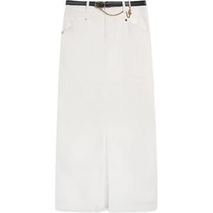 KARL LAGERFELD / Karl Lagerfeld Jeans Юбка длинная джинсовая Karl Lagerfeld женская white