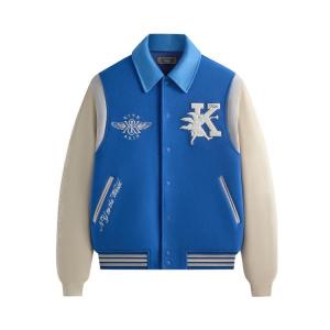 Куртка Kith Wool & Microsuede Varsity Jacket, Cyclone