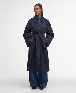 Тренчкот Barbour Robyn Showerproof, Dark Navy/Hessian Tartan