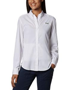 Женская футболка с длинными рукавами PFG Tamiami II Columbia, White