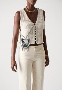 Сумка кросс-боди KARL LAGERFELD IKON POUCH, Silver-Coloured