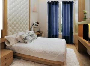 Шторы с люверсами Samimport-2011, синий