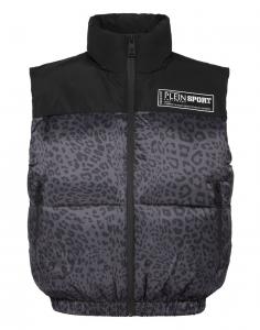 Жилет Plein Sport Vest Leopard, черный