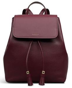 Небольшой рюкзак Noble Alley с откидной крышкой Radley London, Dark Cherry