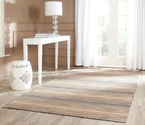 Ковер SAFAVIEH, 122 x 183 см, Himalaya Collection, Grey, ручной работы из шерсти, идеален для помещений с высокой проходимостью: прихожая, гостиная, спальня (HIM729A)