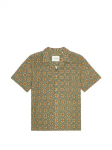 Хлопковая рубашка Lukas Arabesque Les Deux, зеленый