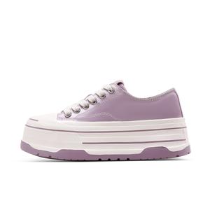 ST&SAT Женские противоскользящие износостойкие низкие скейтерские кеды Purple, цвет Purple