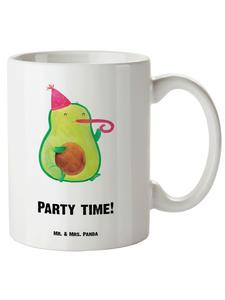 Кружка XL Авокадо: Вечеринка с надписью Better In White Mr. & Mrs. Panda