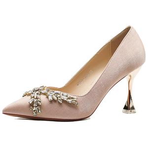 City camel Женские туфли на высоком каблуке шампань, цвет Champagne