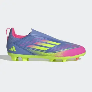 Детские футбольные бутсы Adidas F50 League без шнурков, синий
