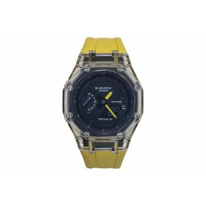 Часы Casio G-Shock Analog-Digital 2100 Series, арт. GA-2100SKE-7A, желтый